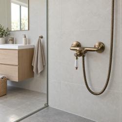 Aquanello Heritage Manor Mitigeur de douche classique Bronze BN-2001-HM